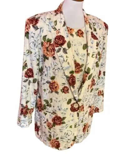 Jaclyn Smith Vintage 90s Jacklyn Smith Autumn Floral Set