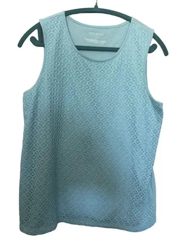 Talbots  Aqua Blue Cardigan and Shell Set - Image 6