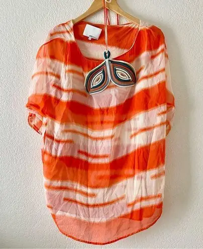 3.1 Phillip Lim Phillip Lim Silk Blouse embellished tie dye