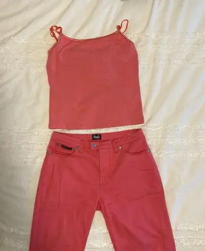 Dolce & Gabbana D&G Pink Jeans