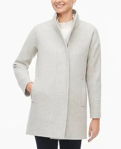 J.Crew  Heather Dusk Wool Blend City Coat