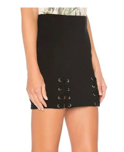 by the way. Reese Lace Up Mini Skirt