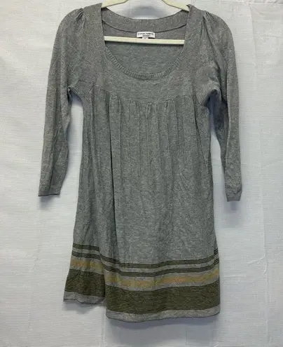 Liz Lange Maternity Gray Sweater Dress Size M
