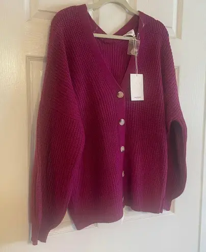 Andree by Unit NWT Magenta Cardigan size 2XL