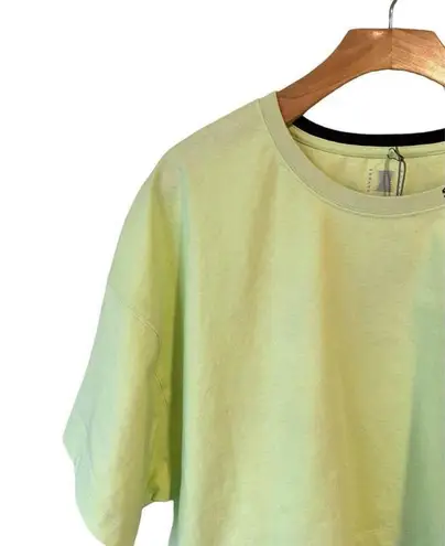 Savage X Fenty Cropped T Shirt Essential Heavy Jersey Cropped Lime Womens 3X Green