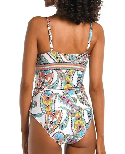 La Blanca NEW Swim Bottom Pave the Way Paisley Print Sz 10 Tummy Control