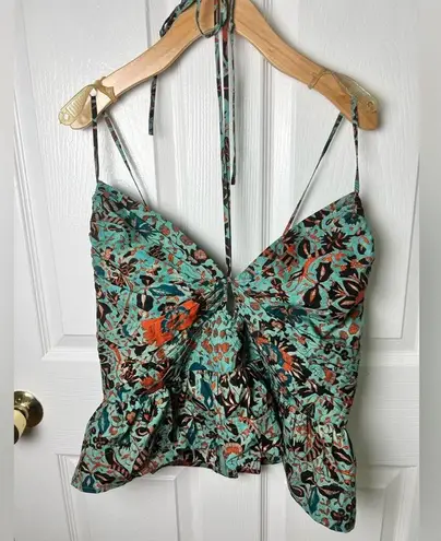 Ulla Johnson Essie Strappy Halter Peplum Top 12