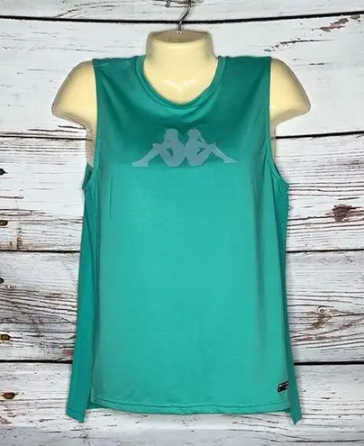 Kappa NWT Size M Green Atlantis Regular Fit Kombat Bucrel Athletic Tank Top