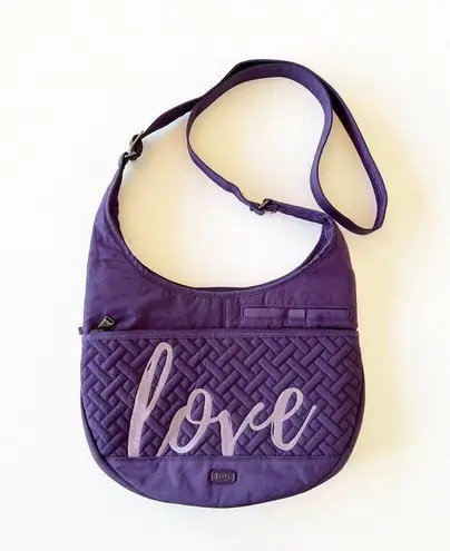 Lug Purple Canopy Quilted Crossbody Bag