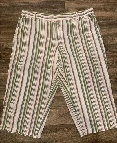 Liz Claiborne  wide leg crop pants.  Size: XL.