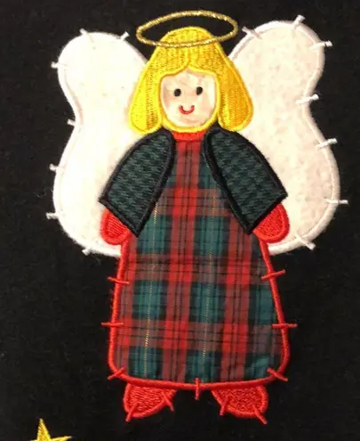 Karen Scott Vintage Holiday Time Angel Turtleneck 18/20