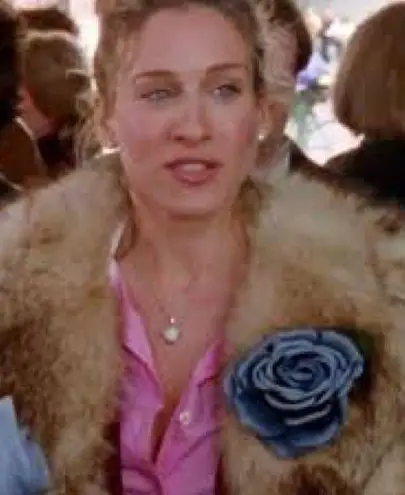 St. John Couture Pink Blazer with Flower Brooch 10 / M