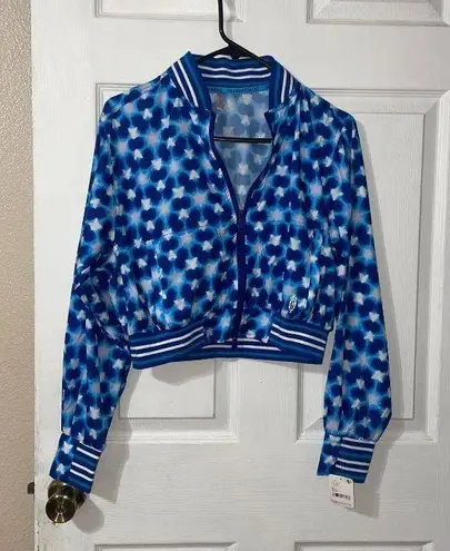 Free People Movement NWT Top Seed Printed Tennis Jacket