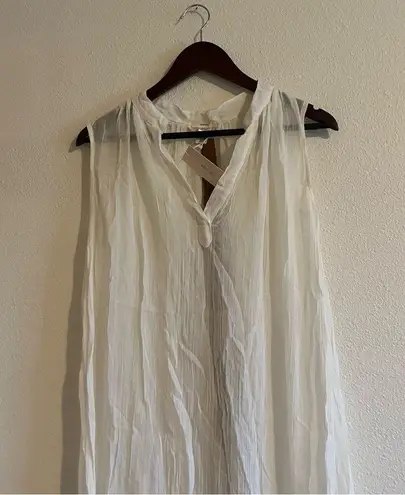 Eberjay NWT Eberjey Women's White Summer Of Love Russel Chambray Cover Up Dress Size S