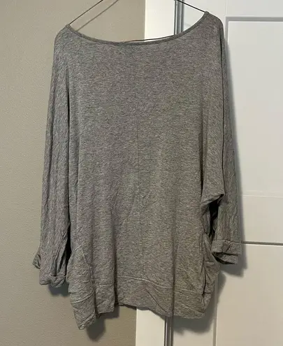 Christopher & Banks Long Sleeve Gray Top