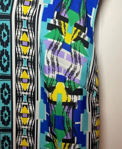 Laundry by Design 💛EUC Women’s Boho Print Multicolored Shift Dress Size 4