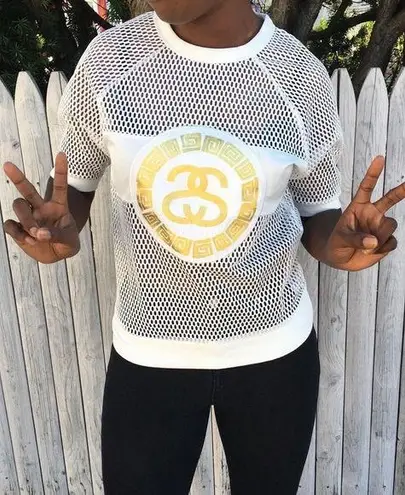 Stüssy Dope mesh sweat shirt!!! Colors: white