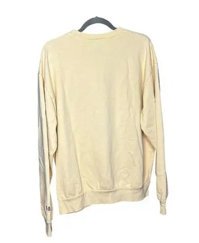 Rich Mom Calabasas Crew Neck Sweater Yellow Size L