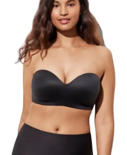 Wacoal Staying Power Wire Free Strapless Bra 34D Black