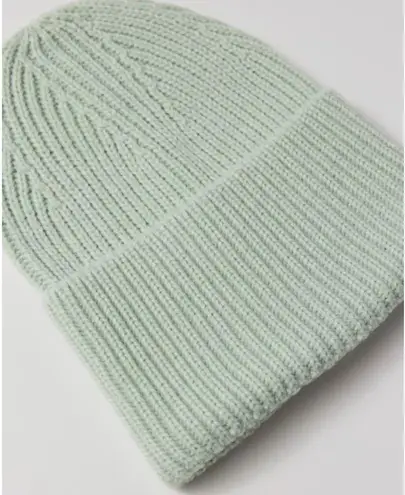 Urban Outfitters UO Khloe Ribbed Beanie in Black