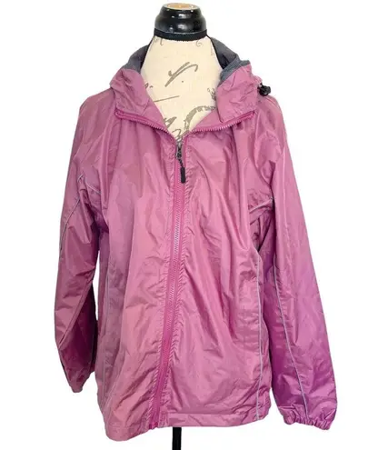 Stillwater Supply Womens Jacket Medium Hooded Pastel Windbreaker Outdoor Camping