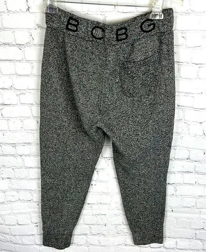 BCBGMAXAZRIA  Heather Gray Joggers Branded Waistband Size M