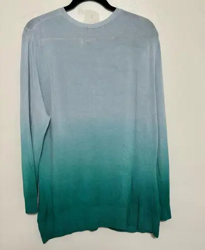 Kenar Seafoam Ombre Cardigan Size Large