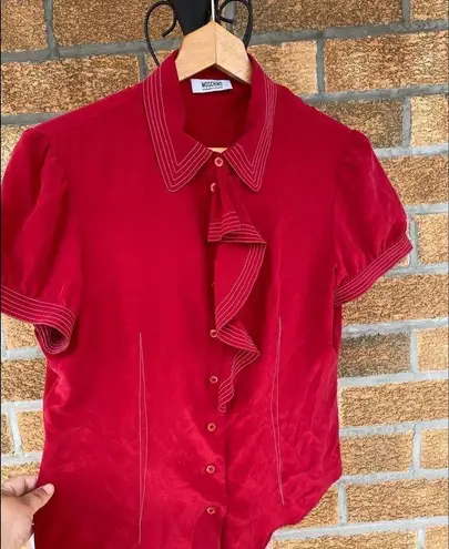 Moschino  cheap and chic silk blouse size 12