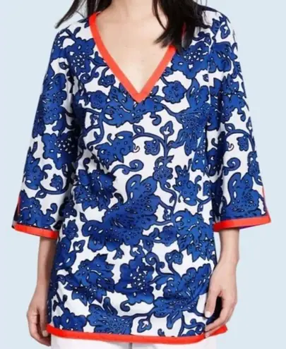 BODEN Lilian Kaftan Cover Up
Loose Fit Lightweight Tunic Top Blue Size 4