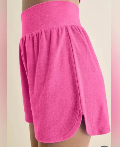 Venus New  Terry High-Waist Shorts 3 Piece Set Pink Size 2 - Image 4