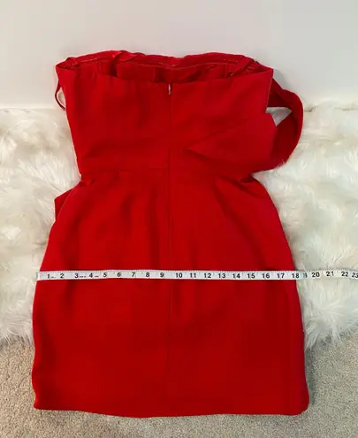 BCBGMAXAZRIA Vanessa Red Dress Size 6