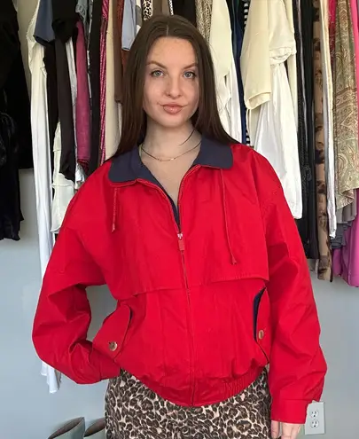 Gear for Sports Vintage Red Windbreaker Jacket