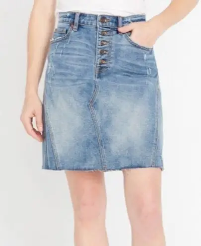 Buffalo David Bitton BUFFALO Summer Fling Cool Girl Distressed Denim Skirt 25