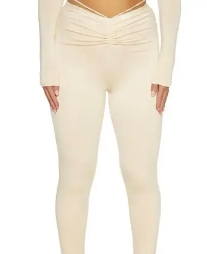 Naked Wardrobe Tie Waist Leggings by  Rich