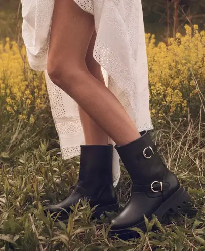 Maeve Moto Boots. MSRP $200