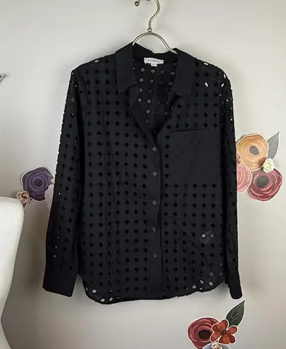 Evereve Willow Cutwork Shirt - Size - Small