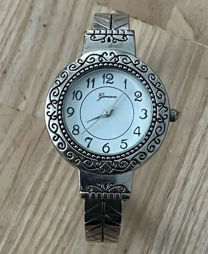 Fashion Watch Geneva Brand Silver