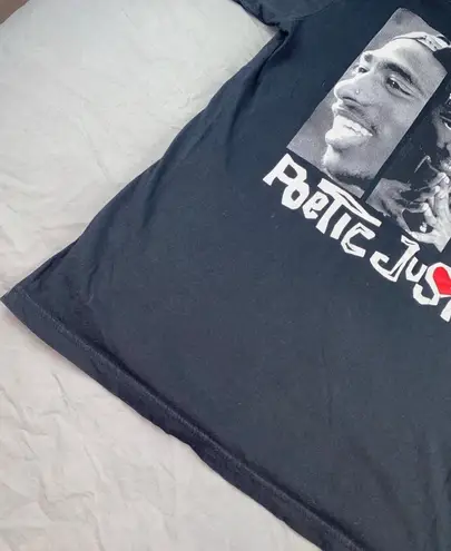 Tupac Tshirt Black Size L