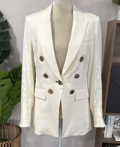 Veronica Beard Gaya Dickey Linen Blend Jacket