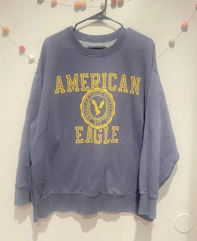 American Eagle  Fleece Oversized Vintage Crewneck Sweatshirt