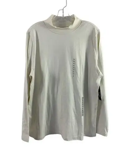 Made for life Women's Ivory Mock Neck Top