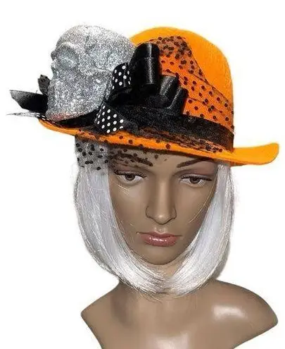 Halloween decorated hat! Halloween party!!!