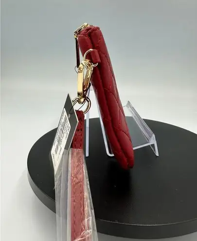 Badgley Mischka Quilted Clutch - Brick Red