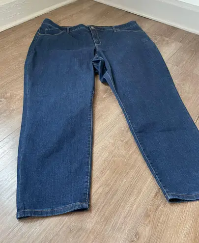 Ava & Viv NEW mid rise skinny dark wash denim jeans Comfort Women’s size 26W NWT