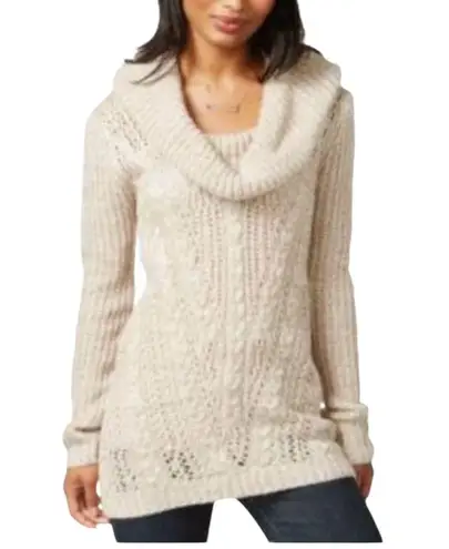 Theory  Tunic Sweater Mohair Wool Long Sleeve Eyelets Boho thumbnail 11