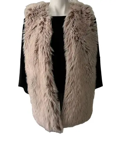 Catherine Malandrino Pink Blush Faux Fur Vest