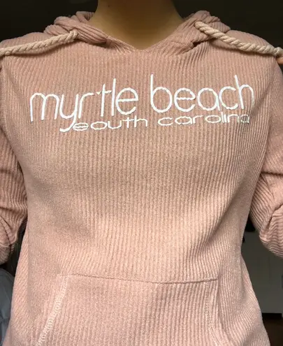 myrtle beach sc hooded top Pink Size L