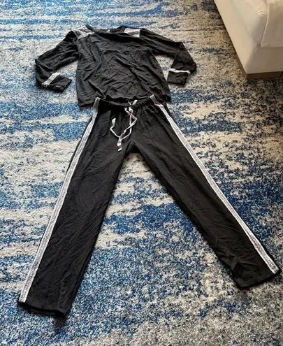 Flora Nikrooz FN  Charlie PJ Set in Black XSmall