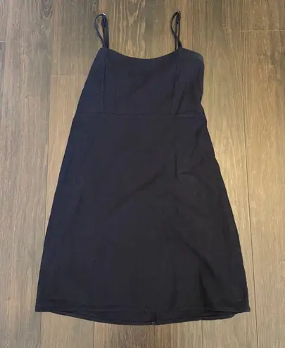 Brandy Melville  Karla Dress Navy Blue