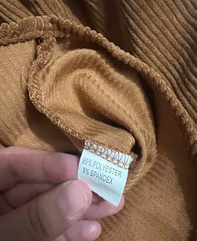 Amazon Women’s Brown Corduroy Button Down Long Sleeve - Image 7